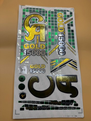 Gold 15000 cricket bat - gold, 3d