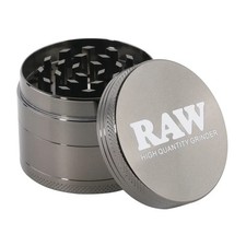 Raw Herb Grinder 50mm Metal 4 Layer Magnetic Lid Raw Spice Grinder 2 Inch