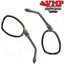 Yamaha XVS650 Dragstar 1997-2004 Mirrors Left Right Tear Mirror Pair Chrome