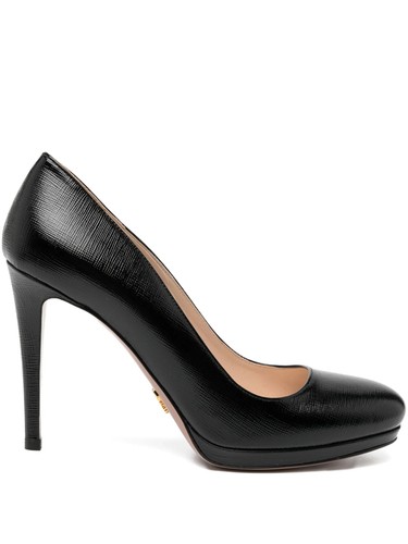 Prada black saffiano round - prada,
