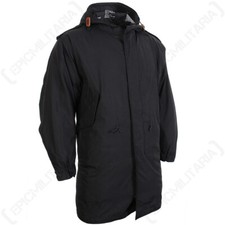 Black US M51 Parka with Liner - Winter Cold Weather Coat Removable Fishtail New