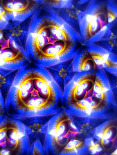 Vintage handmade brass 6" kaleidoscope w/ leather case collectible Gift Christma