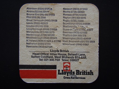 Lloyds british crane aid - crane,