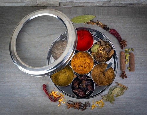 Authentic indian spice tin - authentic,