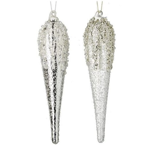 Mottled glass bead topped - mottled,