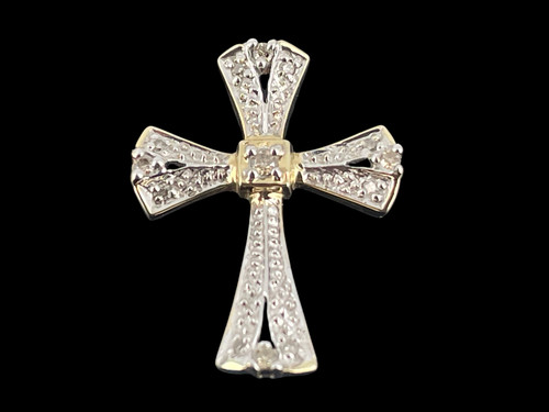 Vintage cross pendant - vintage,