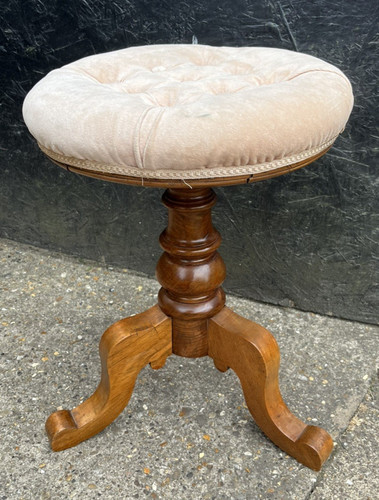 Piano stool antique victorian - stool,