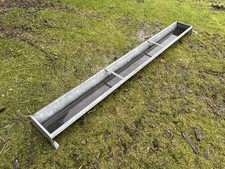 9ft Galvanised Feed Trough For
