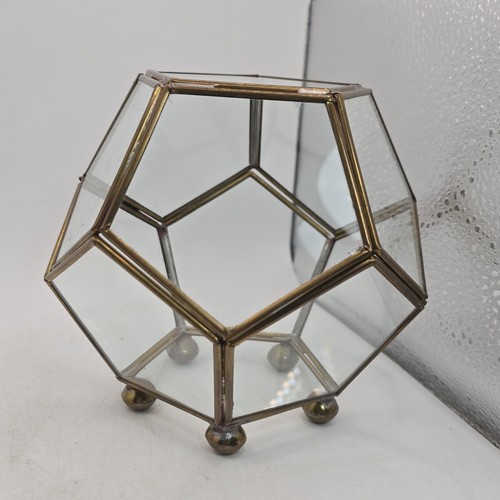 Vtg dodecahedron terrarium - dodecahedron,