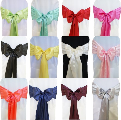 100 satin sashes - 10,