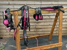 TRADE QUICK HITCH HARNESS DRIVING BIOTHANE SHETLAND PINK FREE POST
