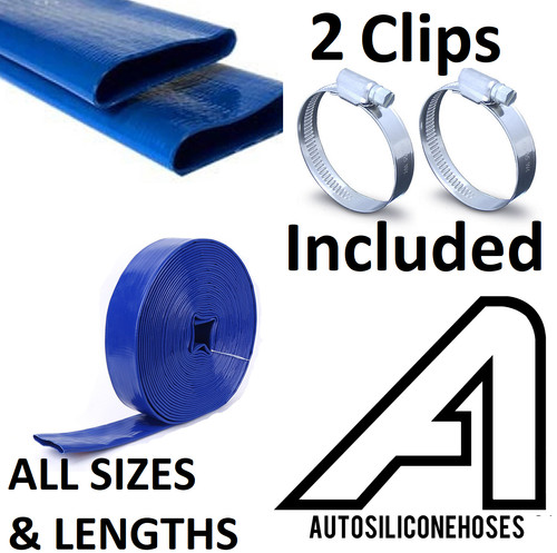 Blue pvc layflat hose with - pvc,