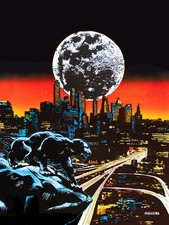 Thin Lizzy NIGHTLIFE POSTER No title art print By Jim Fitzpatrick.