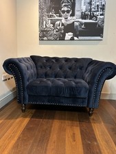 Velvet Fabric 1.5 Seater Sofa