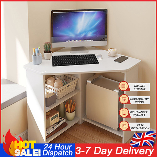 Space saving white - white, wooden