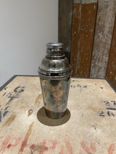Gaskell & Chambers Co Vintage Cocktail Shaker Silver Plate Art Deco