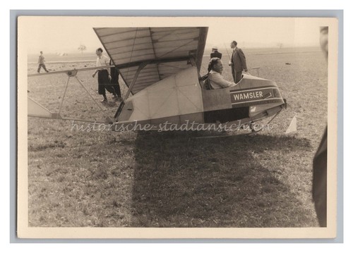 Glider with advertising - glider,