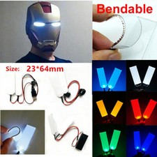 DIY Bendable LED Light Eyes Kits for Iron Man Batman Helmet Mask Cosplay Parts