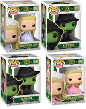 Wicked Funko Pop Movies Vinyl Figure 3.75 Inch Glinda and Elphaba 
