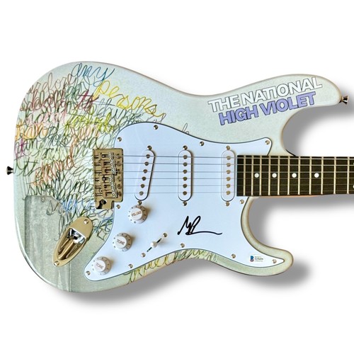 Matt berninger signed guitar - matt,