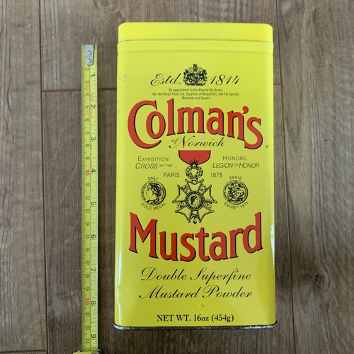 Large colman mustard tin - ,