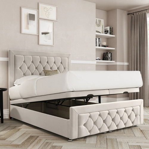 Chesterfield ottoman divan bed - ottoman,