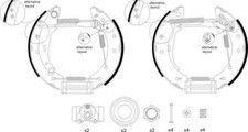 Mintex Brake Shoe Kit Rear