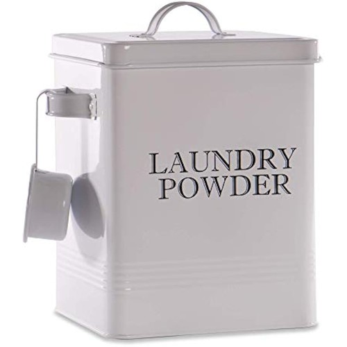 Laundry powder tin - , with