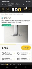 Elica Reef Island Cooker Hood