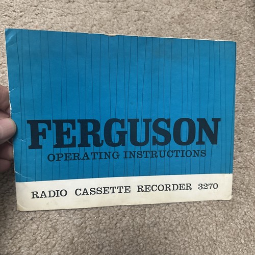 Ferguson 3270 radio cassette - 3270,