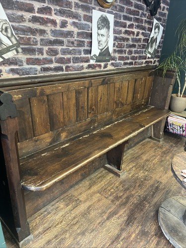 Church pew wooden solid - church,