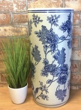 Blue and White Floral Display