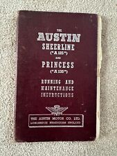1951 Austin Sheerline Princess Motor Car Automobile Manual Handbook
