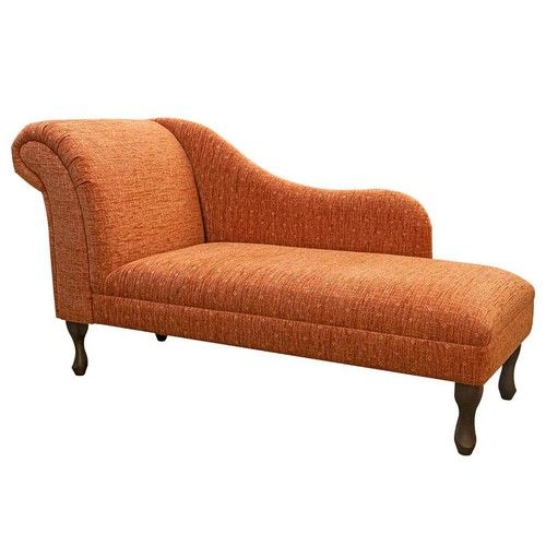 Orange large chaise - orange,