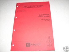 Workshop Manual Peugeot Partner Wiring Diagrams, St. 1997