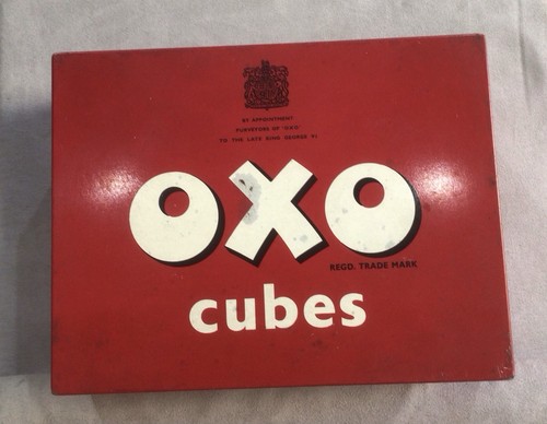 Vintage traditional oxo cubes - oxo,