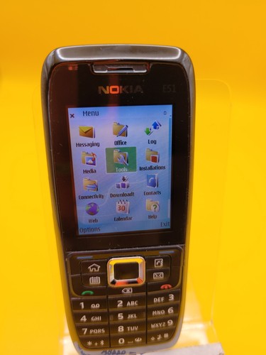 Nokia e51 black steel - black,