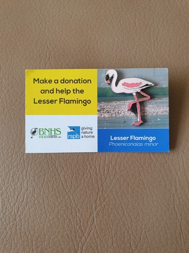 Rspb lesser flamingo enamel - rspb,