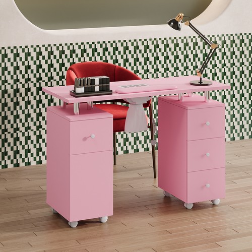 Pink large manicure table nail - pink,