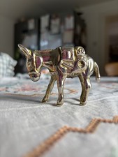 Solid Brass Donkey Vintage
