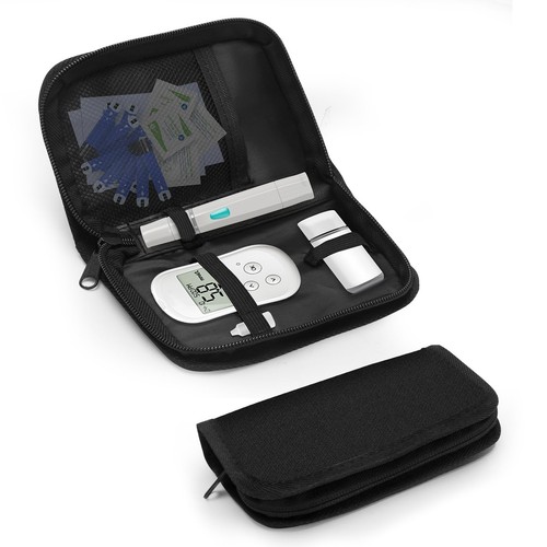 Glucose monitor case portable - monitor,