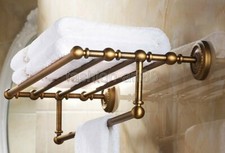 Antique Brass Towel Rack