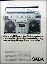 Saba Radio Recorder RCR 426