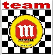 TEAM MONTESA TRIALS MOTORBIKE RETRO CLASSIC Stickers TOOLBOX BIKE Motorcycle x2 