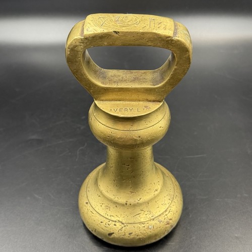 Vintage 7lb avery brass - 7lb,
