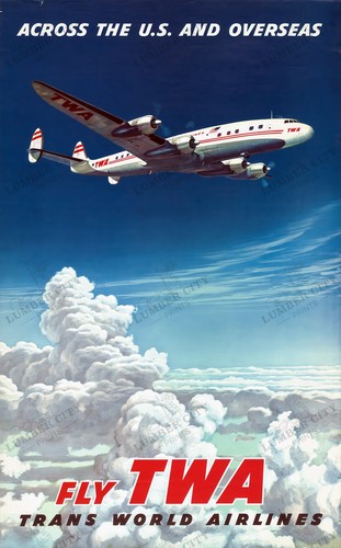 Twa lockheed constellation - twa,