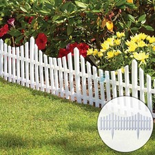 WHITE PICKET FENCE GARDEN