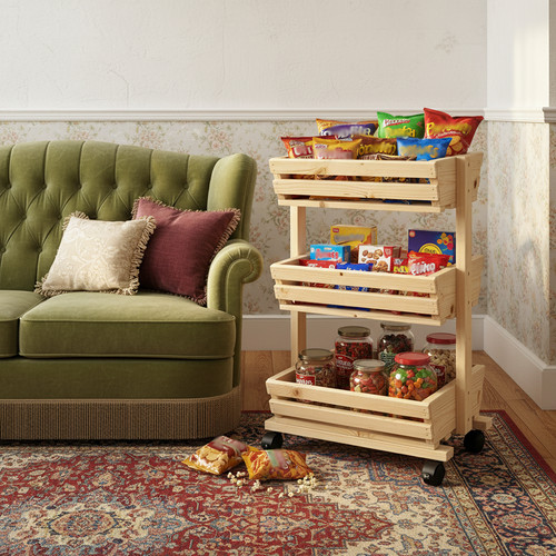 Tier wooden fruit - 3-tier,