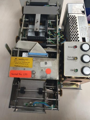 Rail ticket machine printer - ticket,