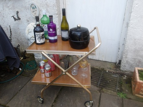 Vintage two tier gold colour - two-tier,